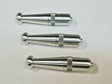 THREE METAL BULLET PIPES* MADE IN USA* CHILLUM*HIGH QUALITY * ZEPPELIN TOKE HERB