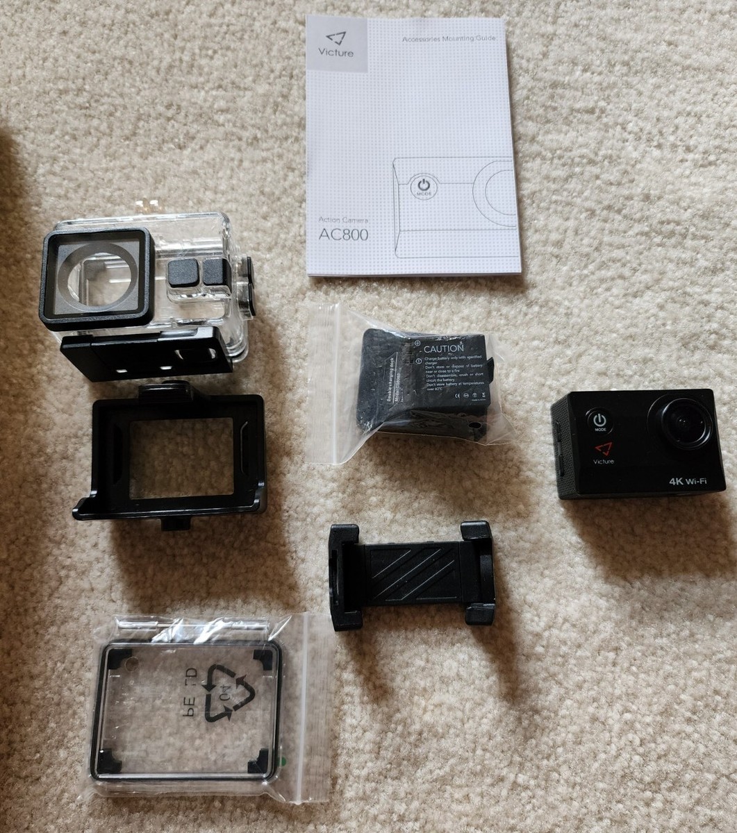 4K 20MP WiFi Action Camera Ultra HD LCD Screen Waterproof Camera Excellent