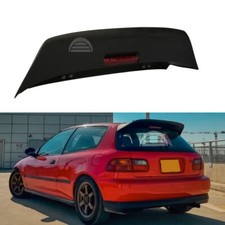 Spoiler Osaka Jdm Devil Style For Honda Civic Eg 1992-1995 Wing With Stop Light