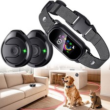 Wireless Dog Collar Fence System, Electric Dog Fence for Cats  Portable Pet Bar