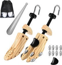 eachway Wooden Shoe Stretcher Men Women,Premium L for Men apos;s Size10-13.5 