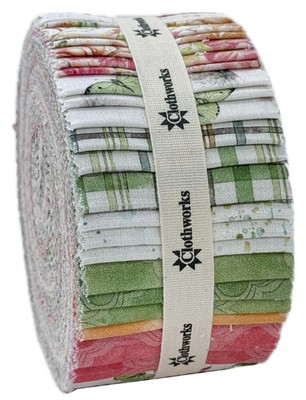 Clothworks - Hummingbird Days 2.5'' Strip Roll by Katie Pertiet 40 pcs