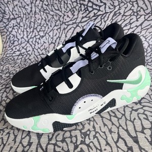 Sz 13 Men Nike PG 6 Mint Black - Worn & Signed By Darius Days - LSU - NeoPhoenix