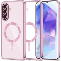 HandyhüLle FüR Galaxy A56 5G Tech-Protect Case Cover Etui HüLle Transparent/Rosa