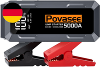 Povasee Starthilfe Powerbank, 5000A Starthilfe Auto (Bis Zu Alle Benzin/10L Dies