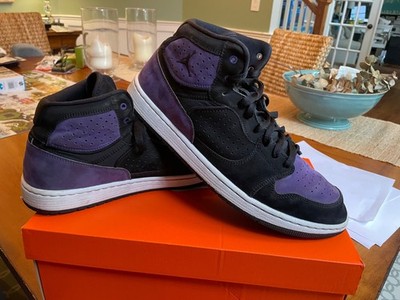 Size 11.5 - Jordan Access Black Court Purple