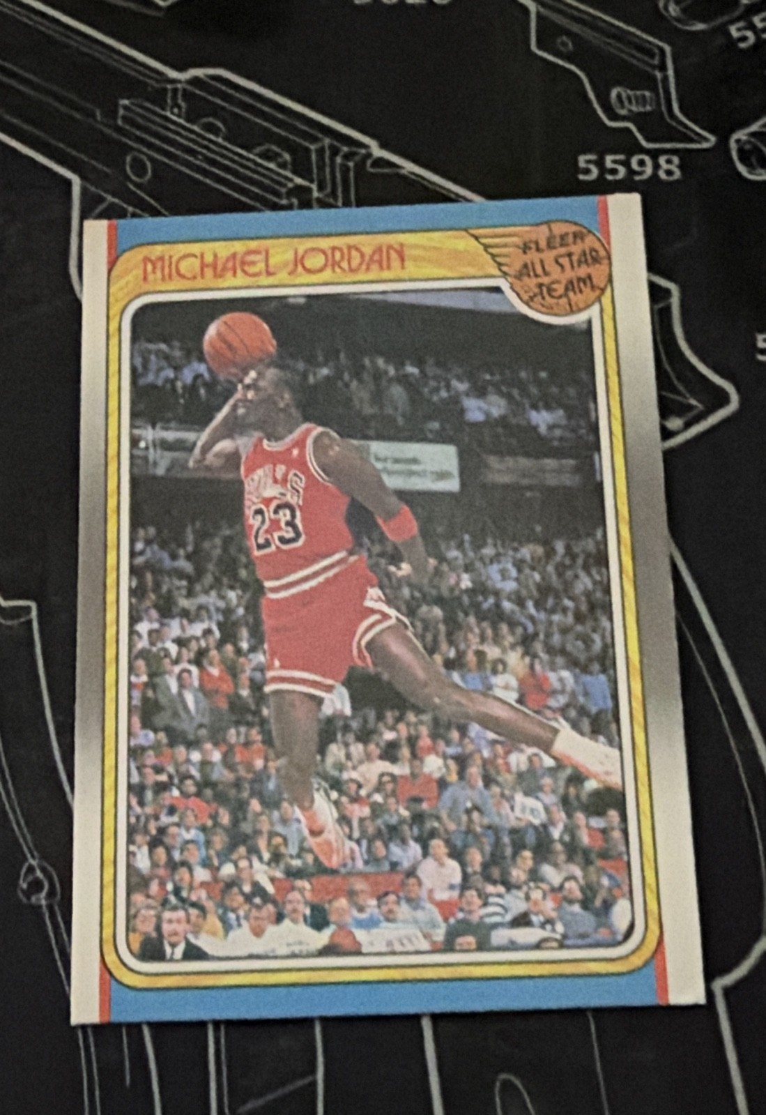 1988-89 Fleer Fleer All Star Team #120 Michael Jordan 🔥ICONIC🔥CLEAN🔥