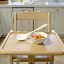 Vintage Gerber Soft-Bite Stainless Steel Coated Baby Spoon 5.5"