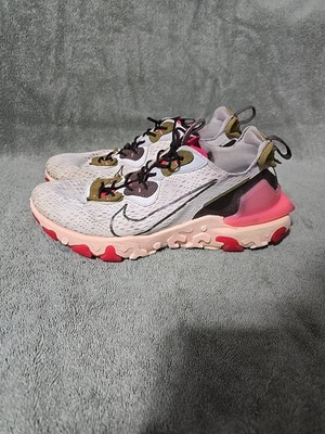 Size 9.5 - Nike React Vision White Siren Red W