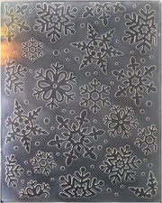 Christmas Snowflake Plastic Embossing Folders for Card Making Scrapbooking and O