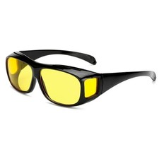 Night Driving Glasses HD Anti Glare Vision Polarized Yellow Lens Tinted Unisexs