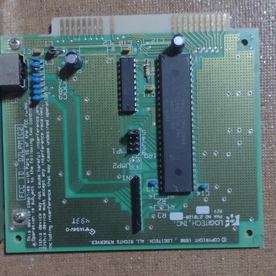 Logitech MCO104 ISA IDE Disk Controller Card 1-Port w/ DB-25 External
