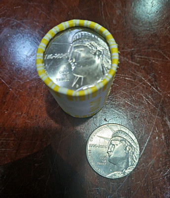 2026-P Philadelphia 50c Half Dollar Roll, Uncirculated