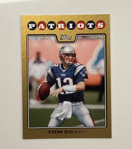 Tom Brady [Gold] #3 2008 Topps card