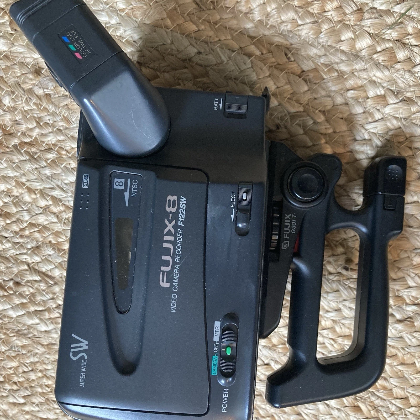 Vintage Camcorder Bundle FUJIX-8 F122SW Video Recorder NTSC RadioShack For Parts image 7
