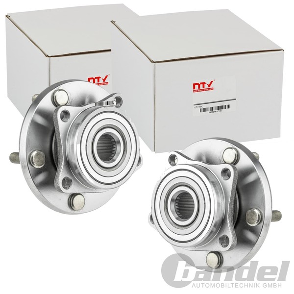 2X NTY RADLAGER-SATZ Vorne Beidseitig Passend FÜR Chrysler Sebring Mitsubishi-image