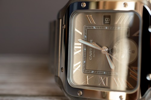 UNWORN 2025 Cartier Santos De Cartier Dual Time Watch WSSA0076 - Picture 8 of 8