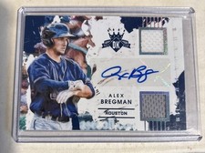 2016 Panini Alex Bregman Diamond King Rookie Dual Patch Auto /20 #DKS-AB