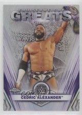 2021 Topps Chrome WWE Cruiserweight Greats Cedric Alexander #CG-3 0lt3