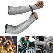 Anti‑Cut Arm Guard Gloves, Puncture Resistant Bracers, Level 5 Safety Sleeves