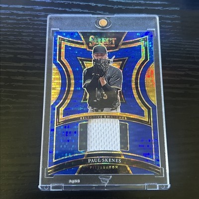 2025 Panini Select Paul Skenes Selective Swatches #SS-PS Blue Pulsar SSP