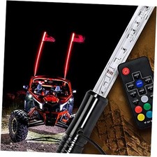 3ft LED Whip Light for UTV ATV 21 Modes  20 Colors  RF 3 ft - Pack of 1