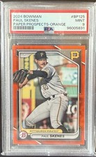 2024 Bowman - Prospects Paul Skenes #BP-125 Orange Border /25 (RC) PSA 9