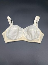 VTG 60s Playtex Pin Up White Bra Style 80-081 34C 6840 Bullet