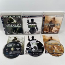 Call of Duty Modern Warfare 1 2 3 PS3 Lot Trilogy Collection Complete CIB