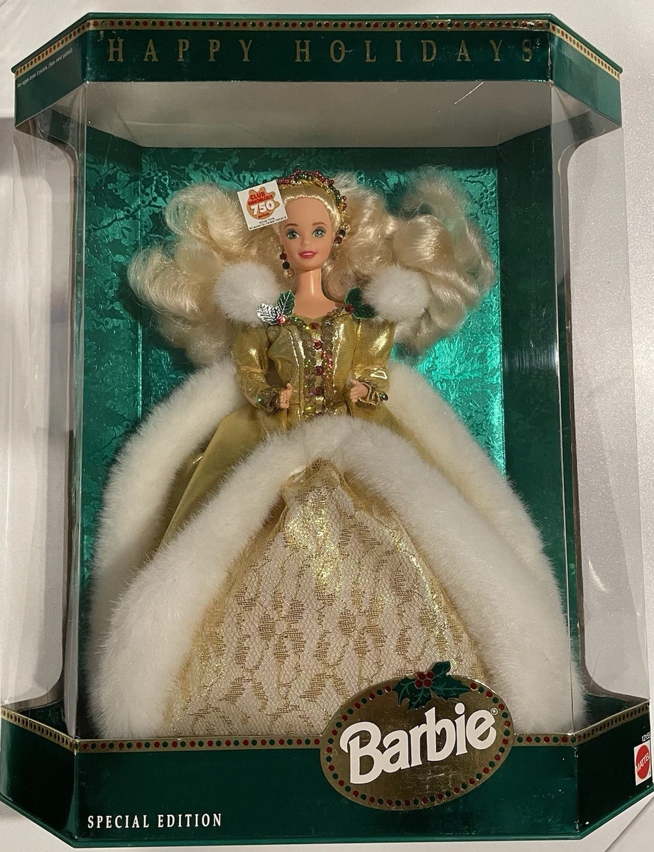 Happy Holidays Barbie AA Doll - Special Edition Hallmark 2nd in Series (1994