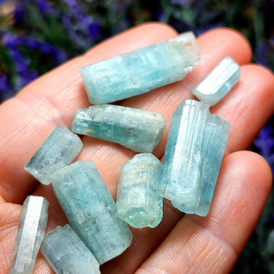 #ad Blue Aquamarine Crystal $4.95