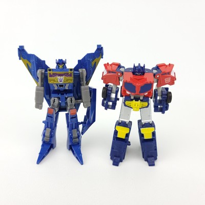 Transformers Lot Of 2 Soundwave & Optimus Prime Complete Cybertron Legends Class