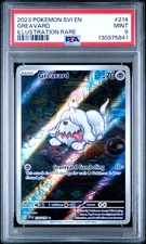 2023 POKEMON SVI EN-SCARLET & VIOLET ILLUSTRATION RARE #214 GREAVARD PSA 9