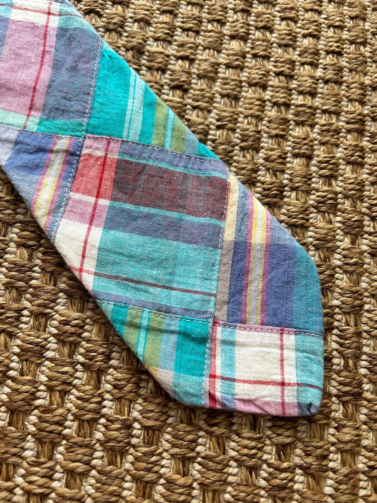 Mark Pendleton made USA multicolor Madras cotton … - image 1