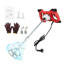 Cement Mixer 2300W, Handheld Electric Concrete Mixer with 6 Adjustable Speed,...