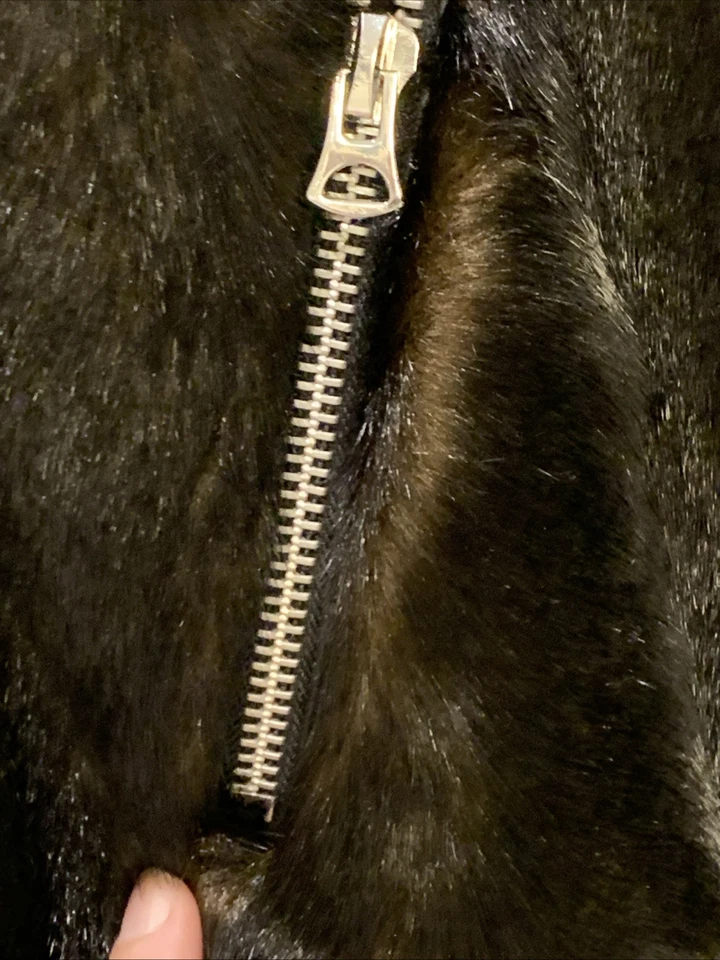 ZARA NEW WOMAN SHORT FAUX FUR JACKET MINK SIZE M PRE-LOVED - Image 3 of 4