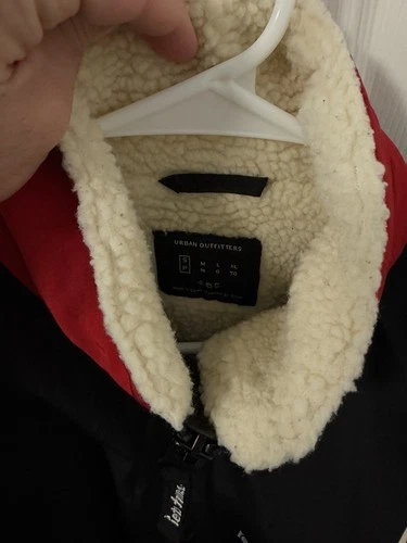 Urban Outfitters Sherpa Lined Zip Up Windbreaker image 3