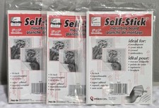 Press-On Self-Stick Art Set Needlework Mounting Board 5"X 7" Lot 3 New Package