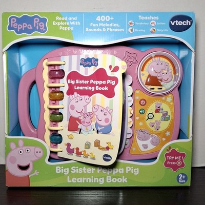 VTech Peppa Pig Big Sister Peppa Pig Learning Book (Requires 2 AA Batteries)