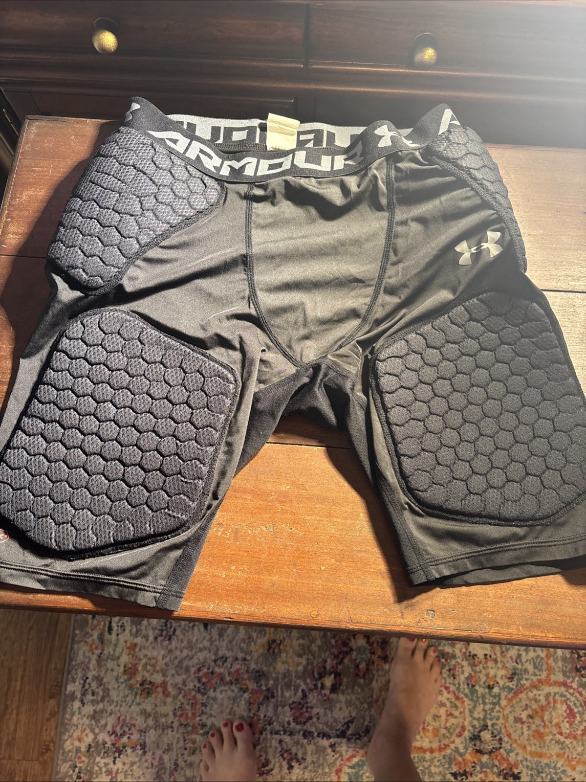 Under Armour Hex Protective Padded Briefs Sz Large