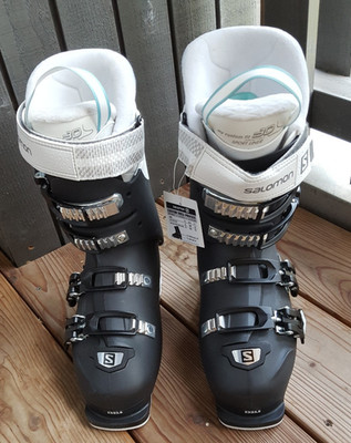 Salomon S/ Pro X80 W CS Damen Skistefel  Schwarz/Weiß/Türkis 23/23.5