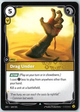 Drag Under Uncommon Normal Spiritforged 164/221 NM