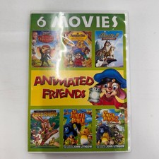 Animated Friends - 6 Movies DVD Disc Tested, Working