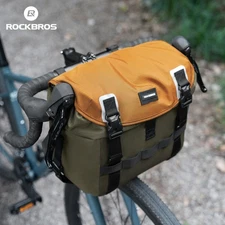 ROCKBROS Waterproof Bag Road/Gravel Bike Rack Bag Bicycle Front Bag 13.5/24L