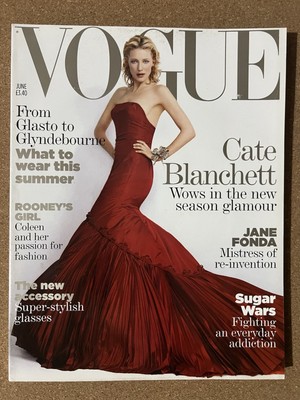 VOGUE UK Magazine Cate Blanchett June 2005 Vintage British Fashion