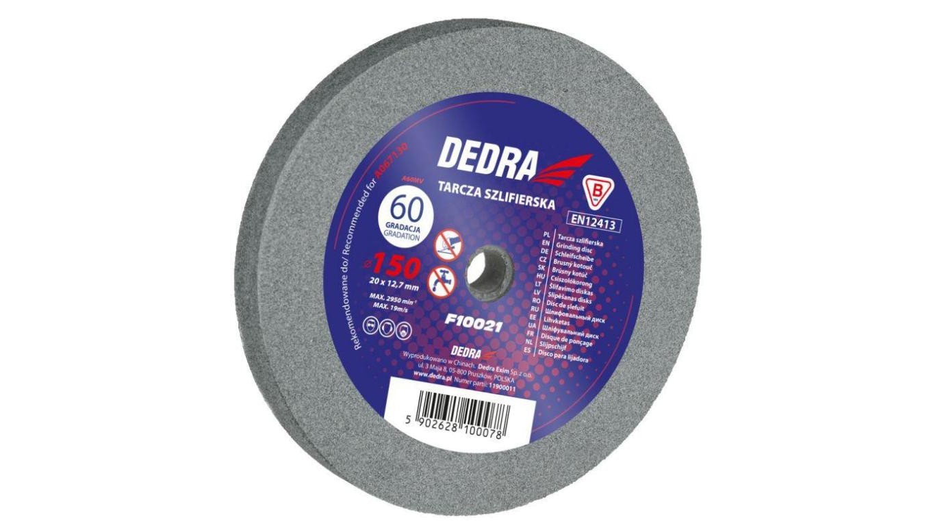 1110003430588 TARCZA SZLIFIERSKA 125X16X12.7 GR60 Dedra
