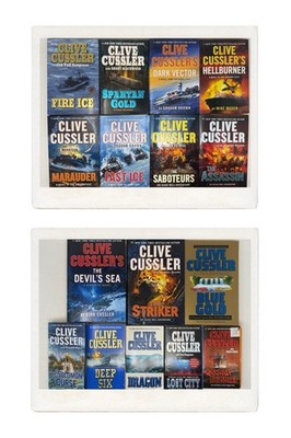 Clive Cussler 16 Book Lot 11 HC 5 PB Most 1st/1st NUMA Pitt Oregon Bell Set 1st