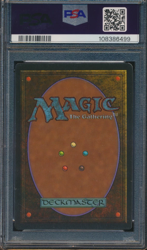 1994 Magic The Gathering Scarwood Goblins The Dark Italian PSA 8 POP 1 - Image 3 of 4