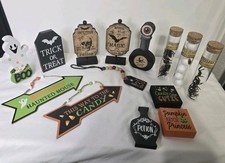 Lot Of Halloween Decor/Tiered Tray Decor