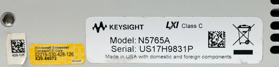 Keysight Agilent N5765A DC Power Supply, 30 V, 50 A, 1500 W, GPIB, LXI LAN - Image 3 of 4